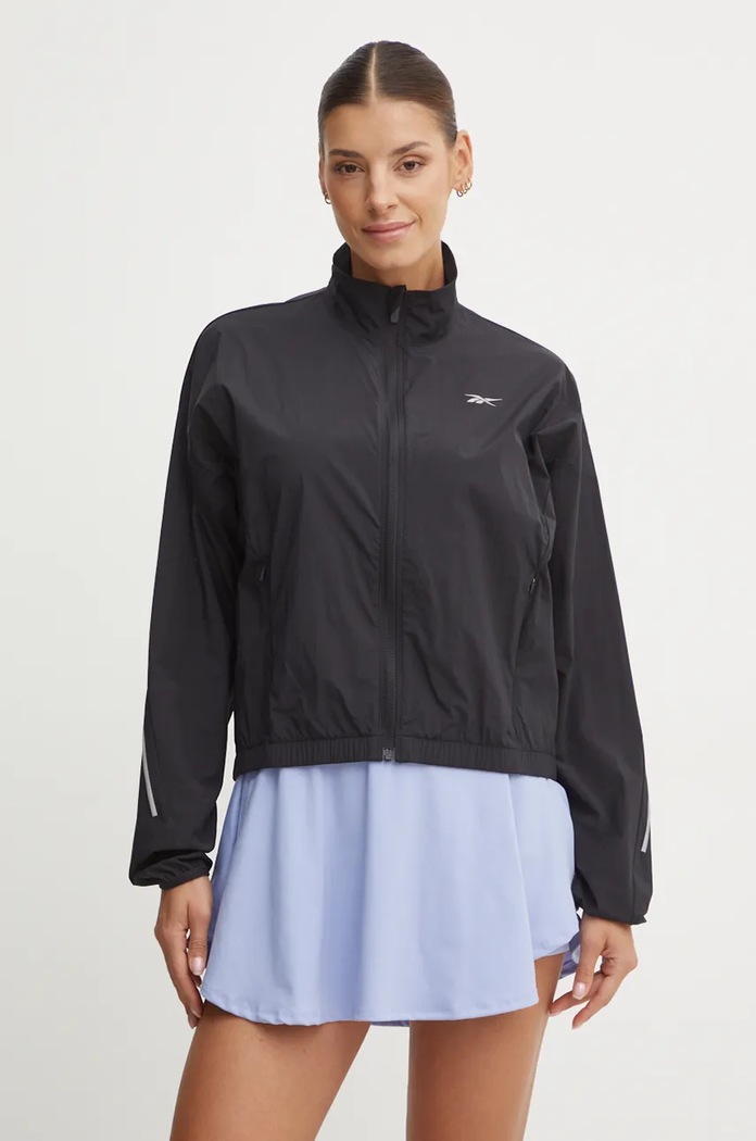 Μπουφάν για τρέξιμο Reebok Speed μαύρο 100205704