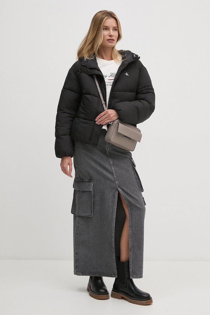 Calvin Klein Jeans kurtka J20J224112 czarny AW24
