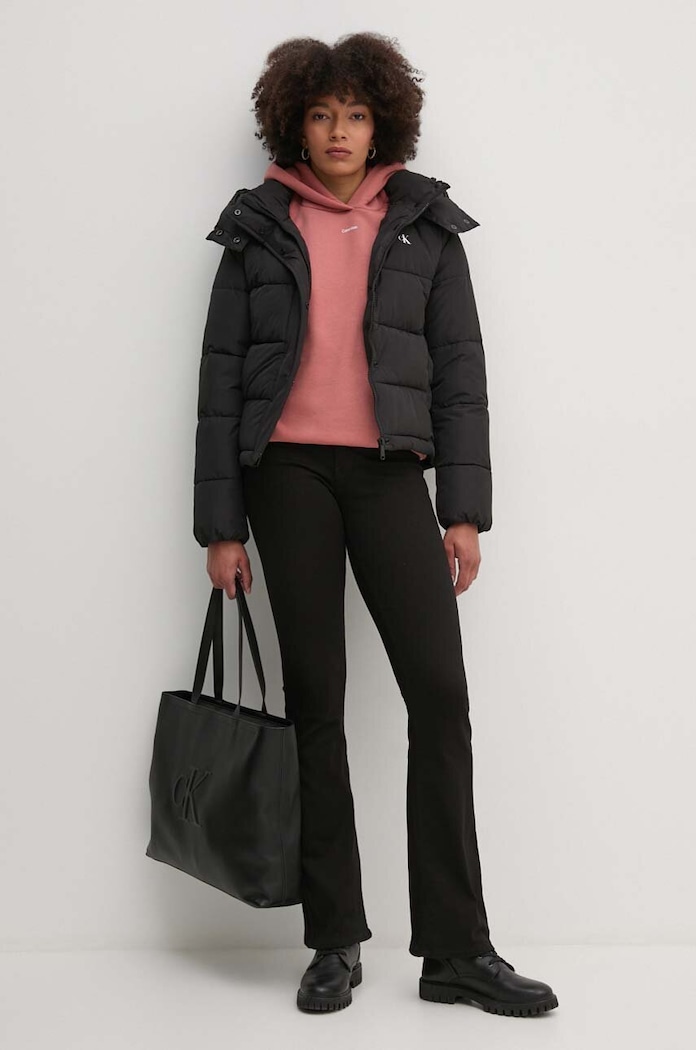 Calvin Klein Jeans geaca J20J224119 negru AW24