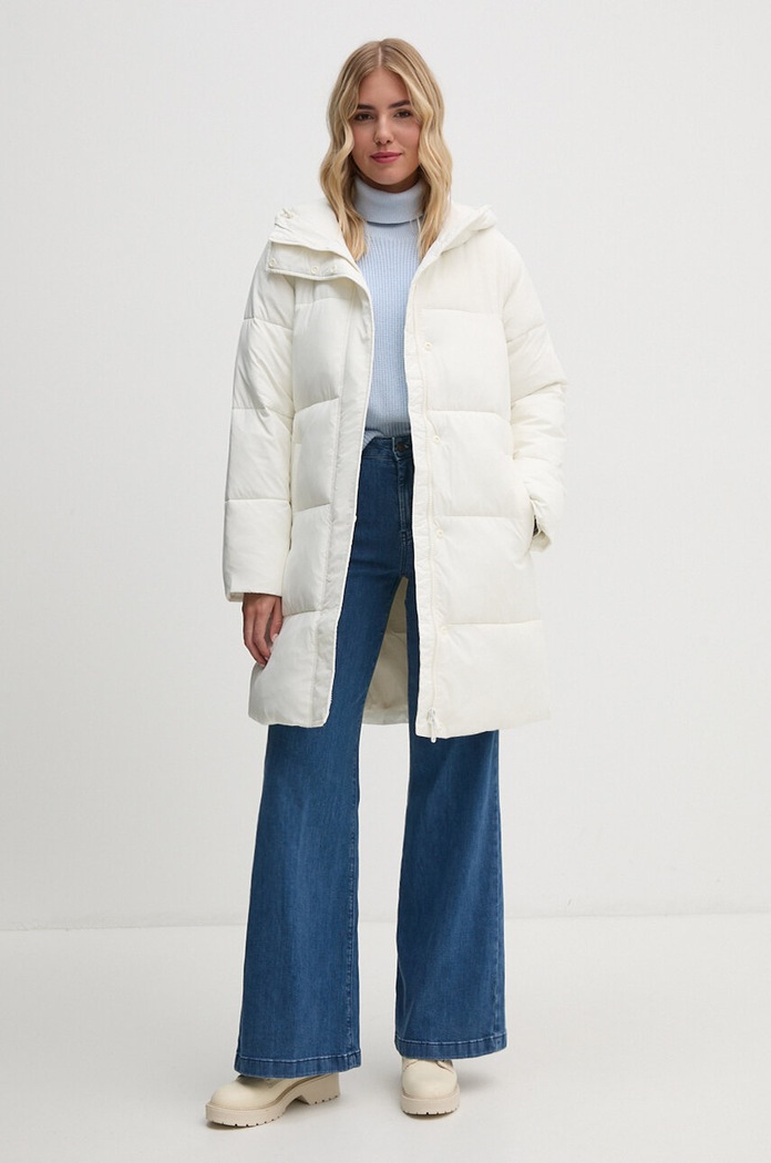 Bunda Calvin Klein Jeans J20J224122 bílá AW24