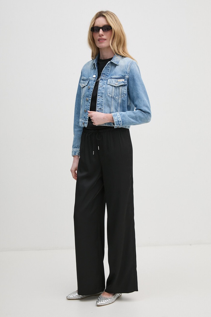 Calvin Klein Jeans kurtka jeansowa J20J224904 niebieski AW24