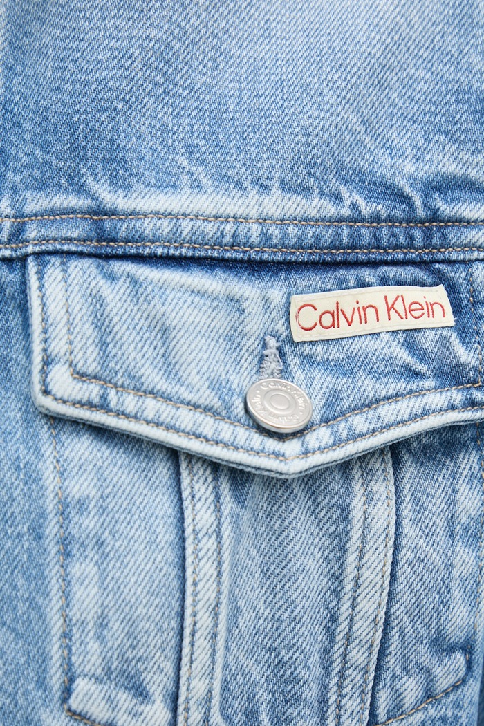 Calvin Klein Jeans kurtka jeansowa J20J224904 niebieski