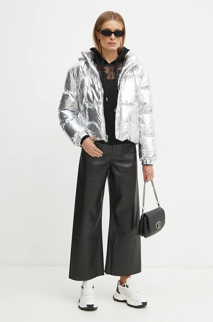 Μπουφάν MICHAEL Michael Kors 77B6594M42 ασημί NC24