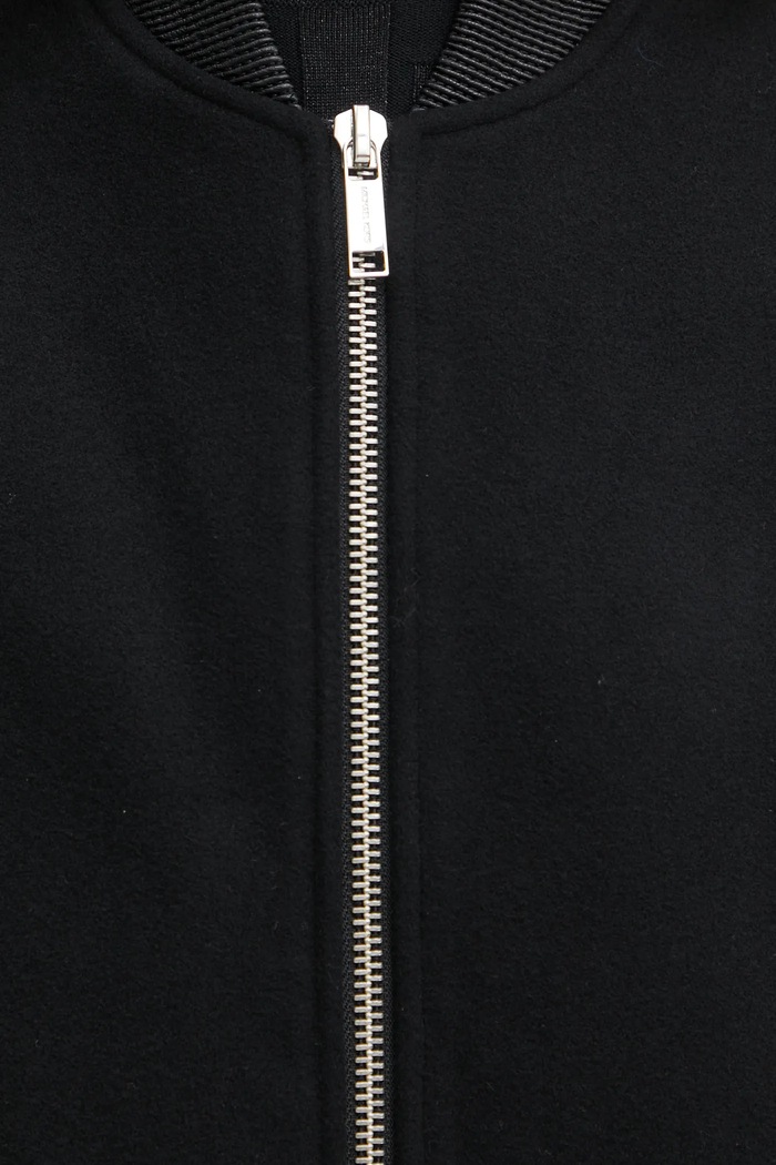MICHAEL Michael Kors jacheta bomber din lana MF420FPBQA negru
