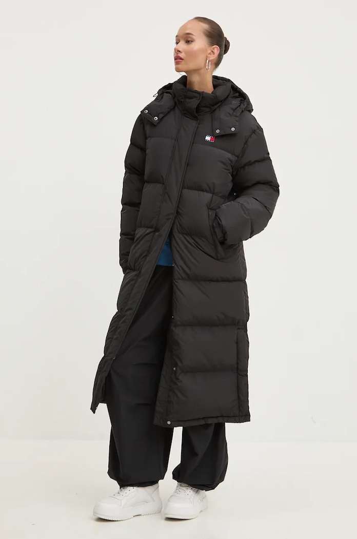Tommy Jeans kurtka puchowa damska DW0DW18860 czarny SS24