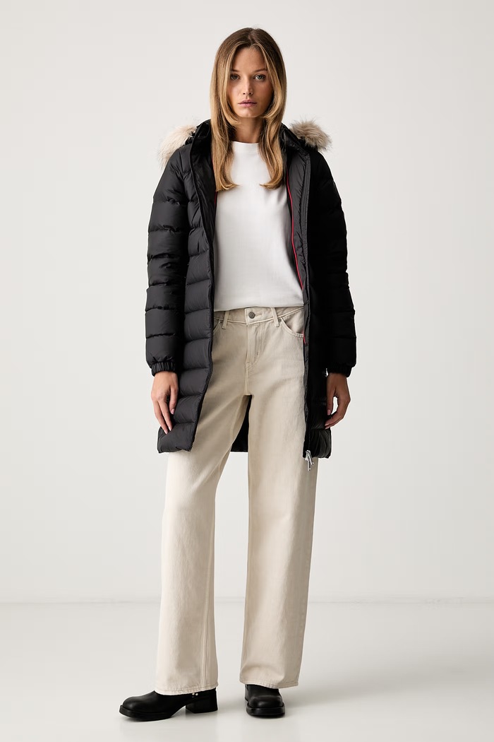 Tommy Jeans пухено яке дамско DW0DW18864 черен AW25