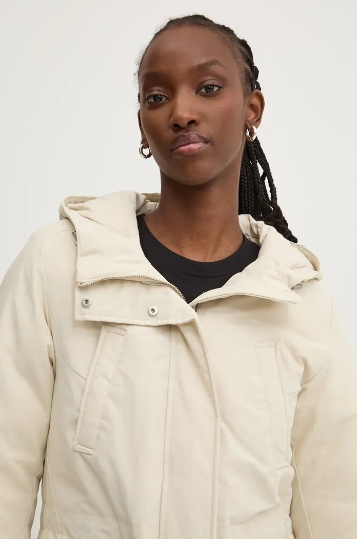 Bunda Tommy Jeans béžová DW0DW18866