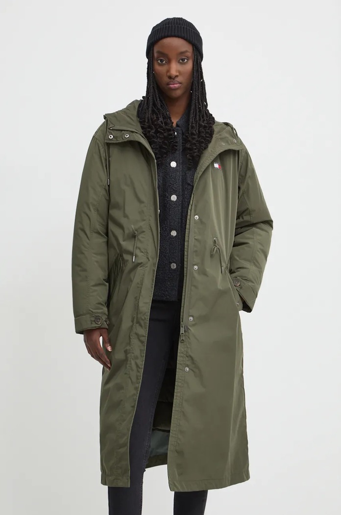 Tommy Jeans kurtka pozostałe zielony DW0DW19693