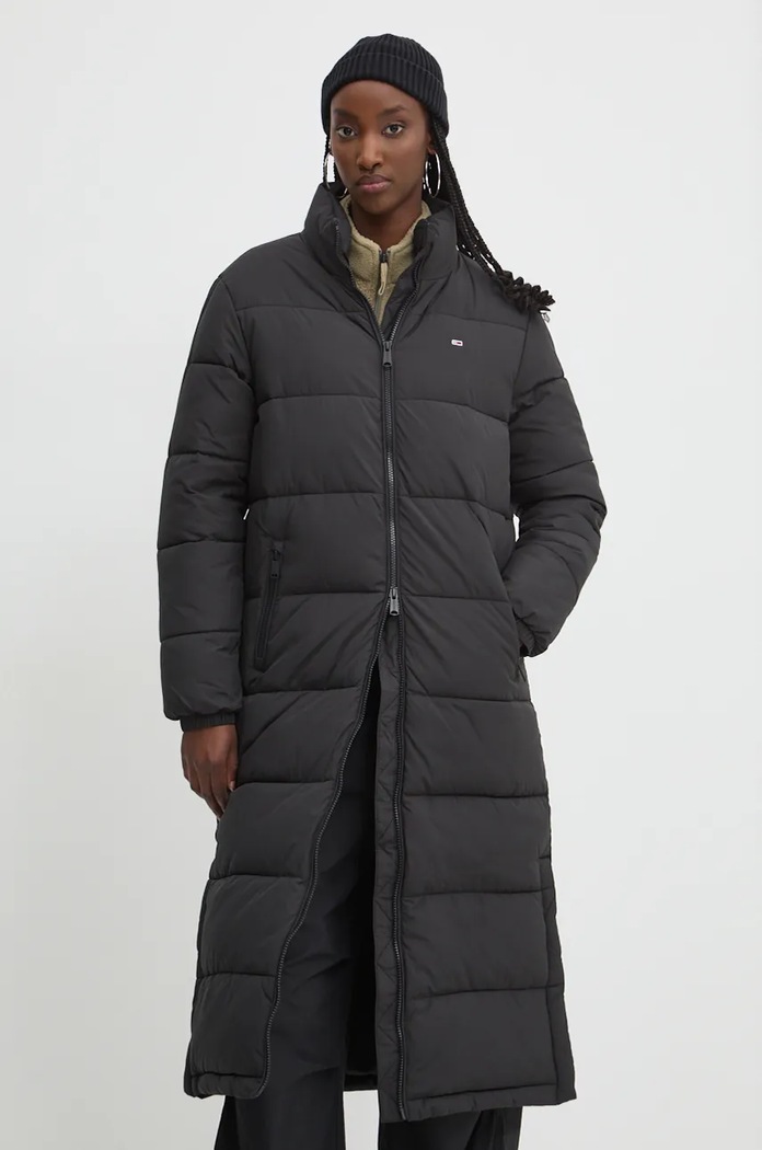 Bunda Tommy Jeans s podšívkou černá DW0DW19918