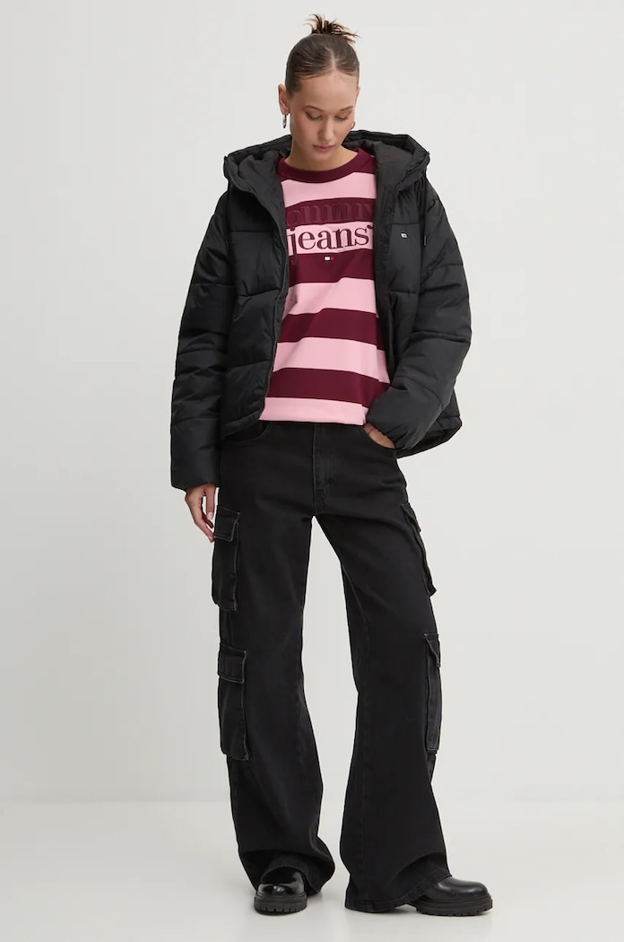 Tommy Jeans giacca DW0DW18841 nero NC24