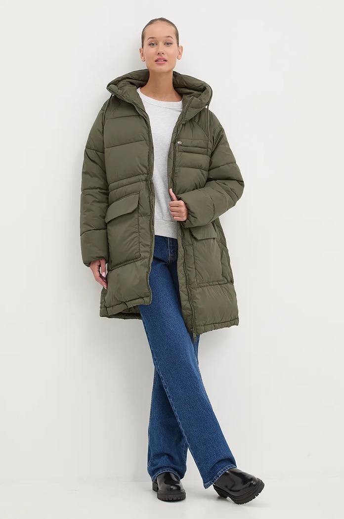 Bunda Tommy Jeans DW0DW18842 zelená NC24