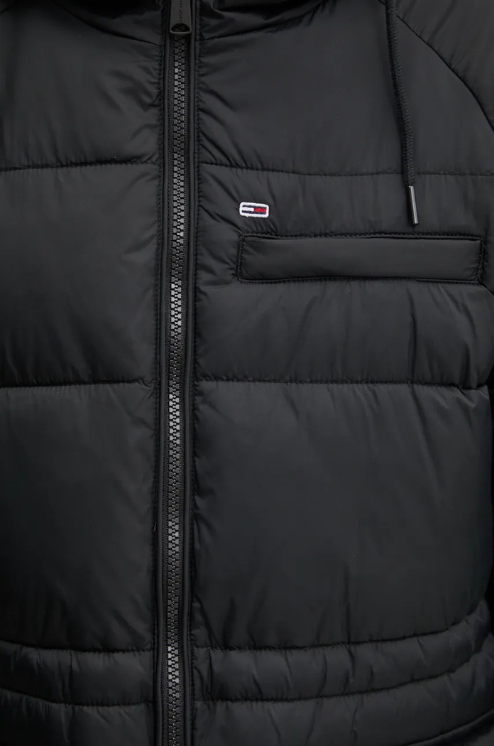 Μπουφάν Tommy Jeans DW0DW18842 μαύρο