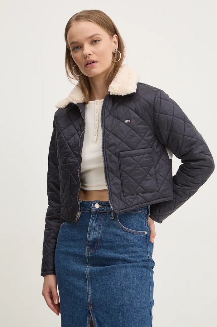 Tommy Jeans kurtka jeansowa DW0DW19699 niebieski AW24