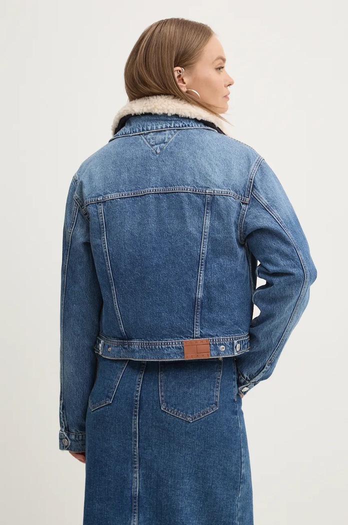 Tommy Jeans kurtka jeansowa niebieski DW0DW19699