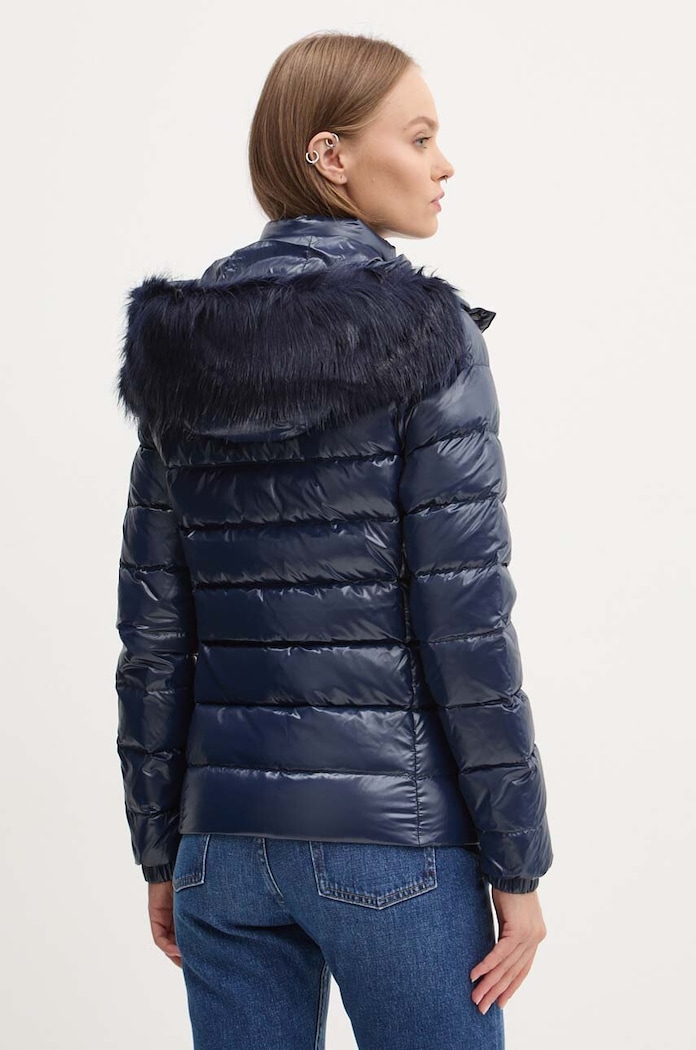 Oblečení Péřová bunda Tommy Jeans DW0DW19926 námořnická modř
