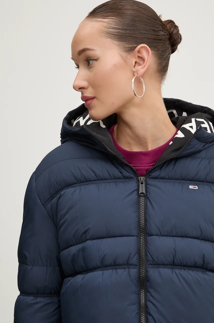 Bunda Tommy Jeans námořnická modř DW0DW20389