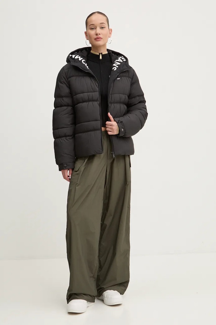 Bunda Tommy Jeans DW0DW20389 černá AW24