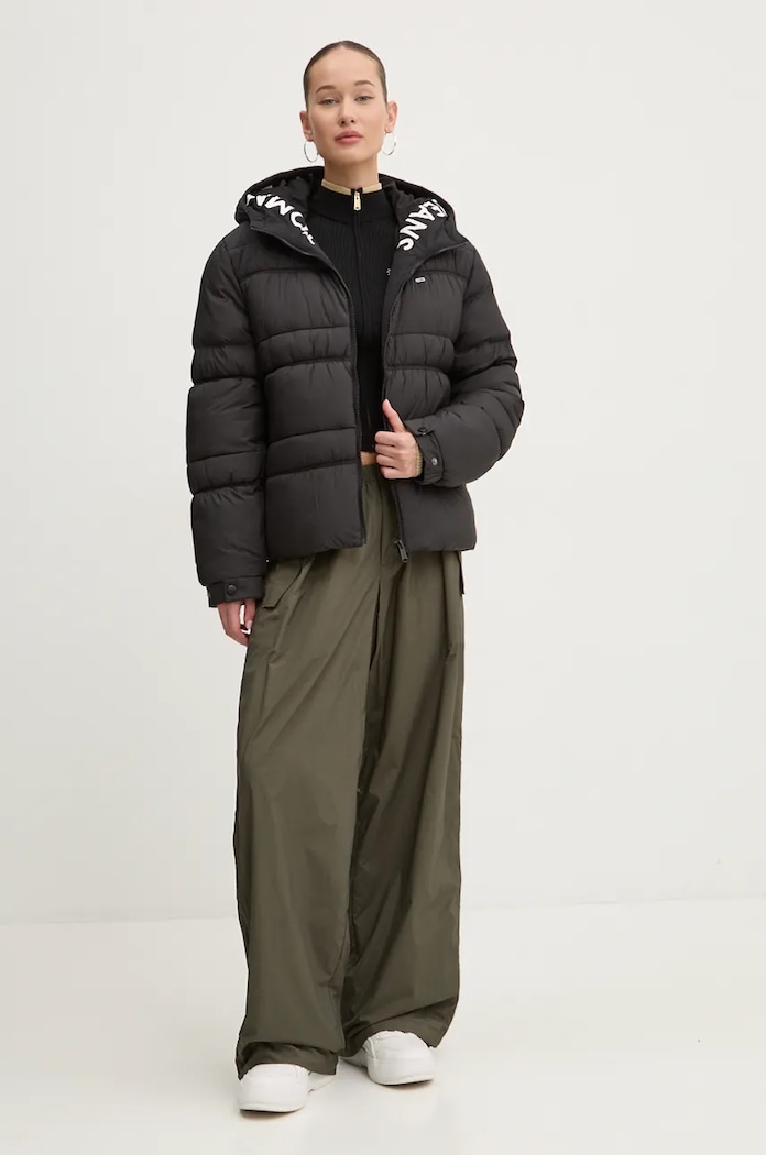 Bunda Tommy Jeans DW0DW20389 černá AW24