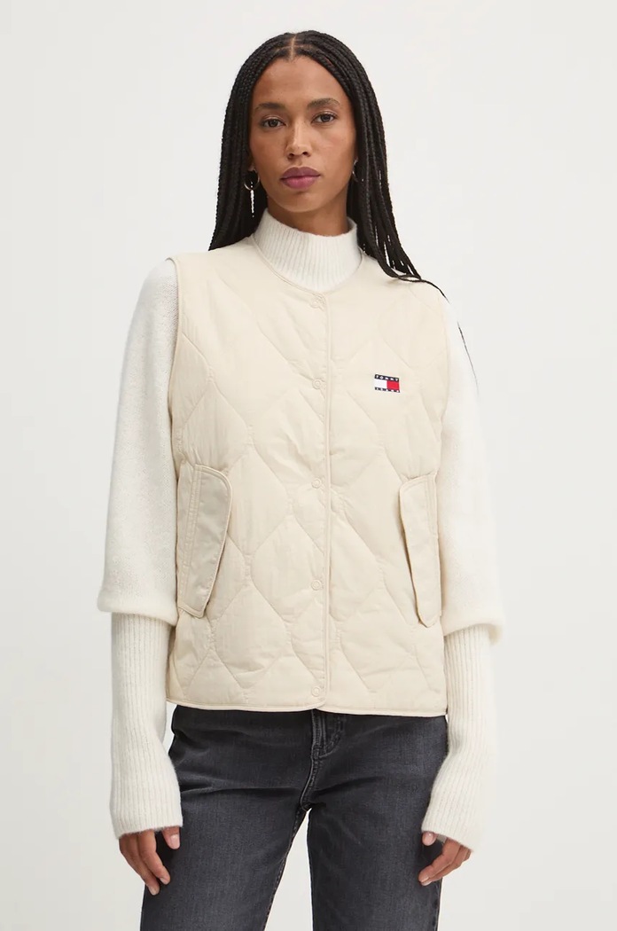 Vesta Tommy Jeans prechodné béžová DW0DW19697