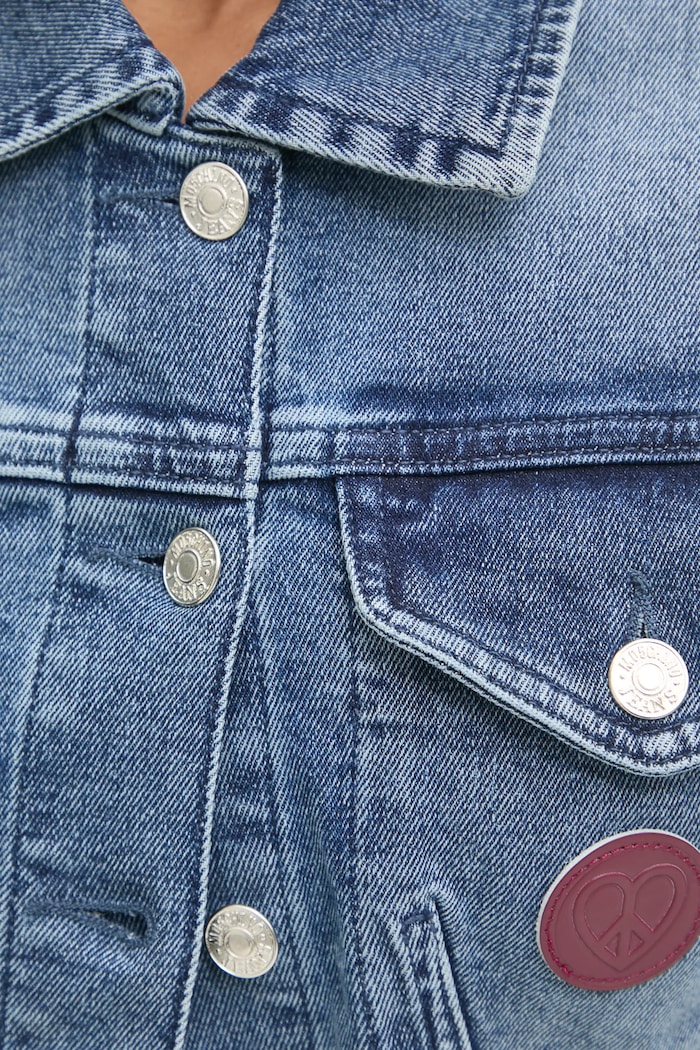 Traper jakna Moschino Jeans 0510.8721 mornarsko plava