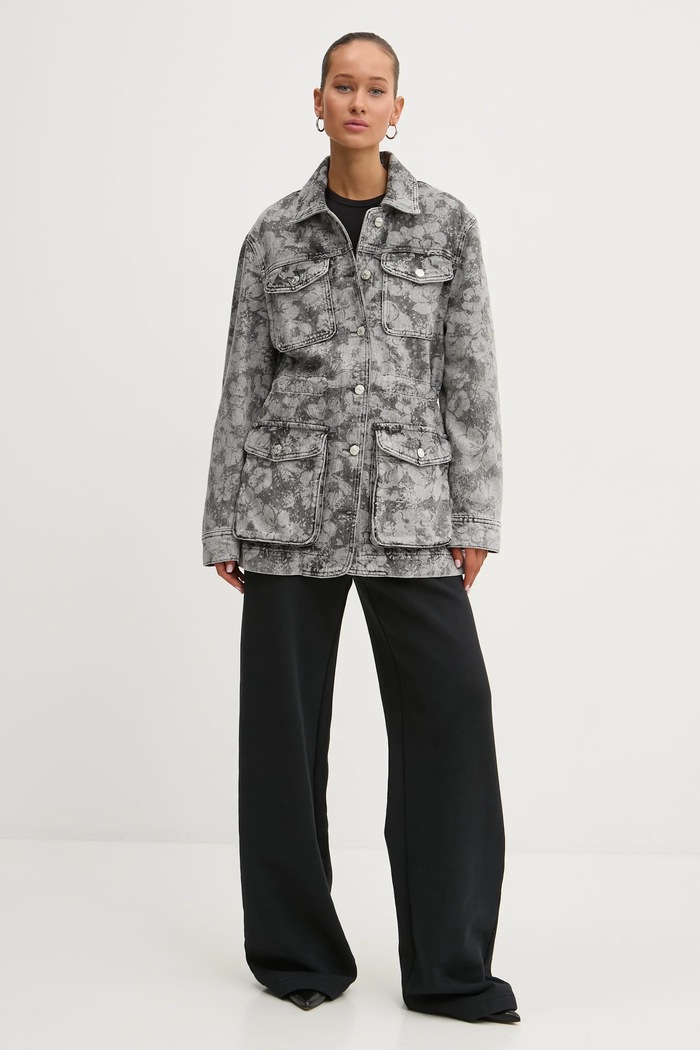 Bunda Moschino Jeans 0511.8722 sivá AW24