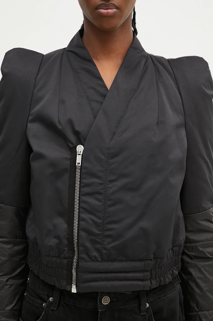 Μπουφάν Rick Owens Metro Bomber μαύρο DS02D2722.MUNP