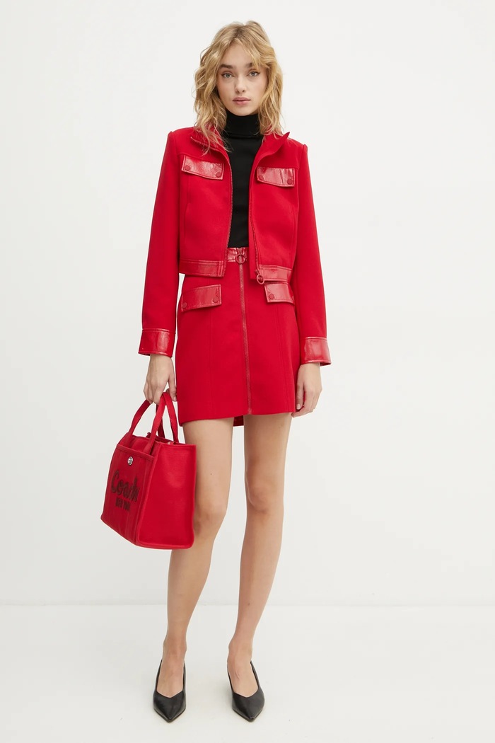 Σακάκι Morgan VKAMI VKAMI κόκκινο AW24