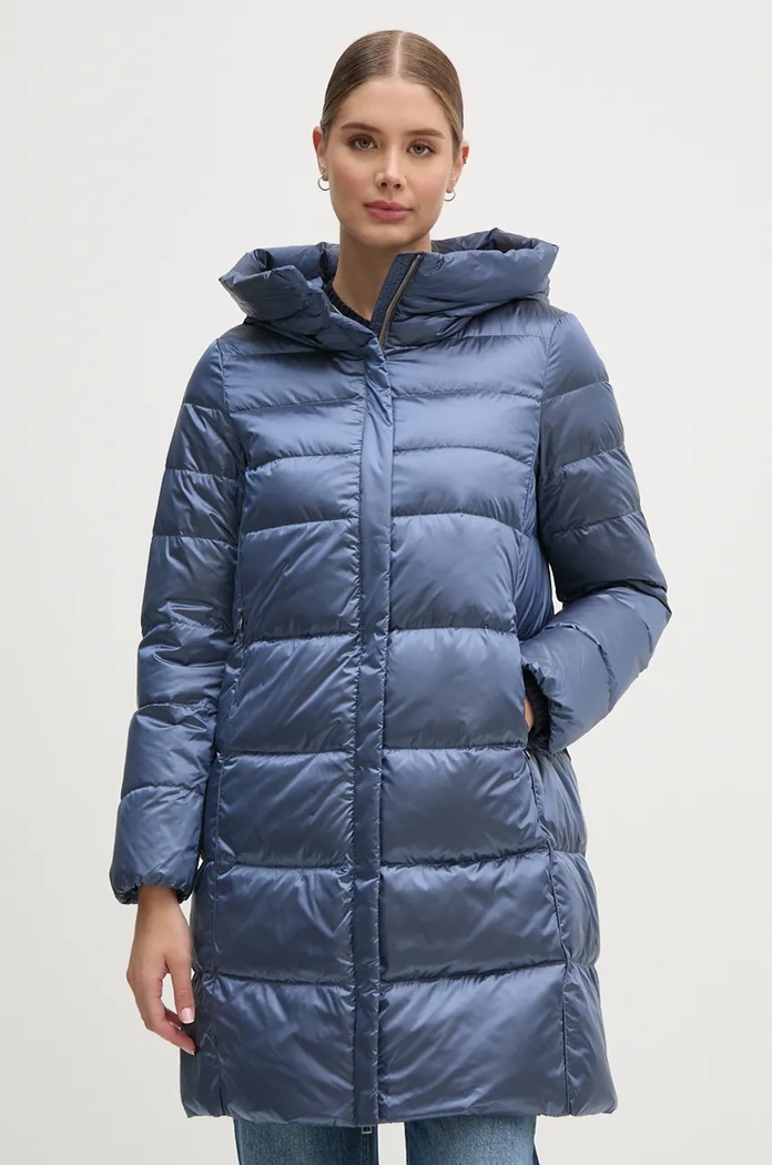 Páperová bunda Geox zateplené modrá W4626G.T3154.F4624