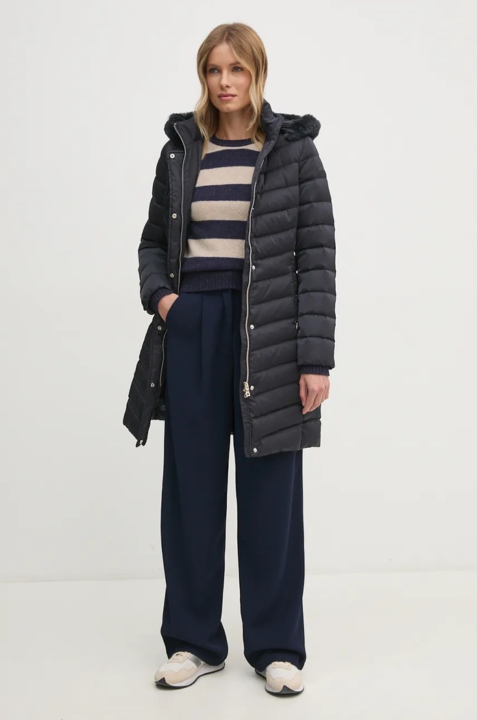 Péřová bunda Geox W4626H.T3122.F1624 námořnická modř AW24