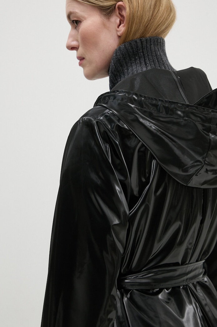 Rains kurtka A-Line Longer W Jacket W3 12040.29 czarny