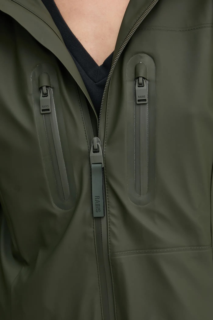 Rains esődzseki Cargo Curve Jacket W3 12050.03 zöld