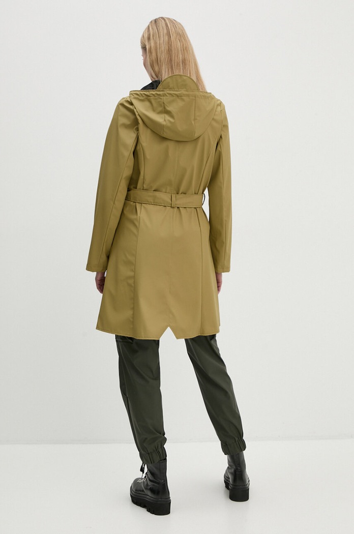 Odzież Rains kurtka Curve Jacket W3 18130.44 zielony