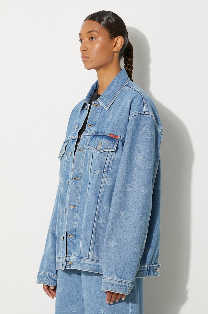 Martine Rose giacca di jeans Oversized Denim Jacket blu 201WD05508