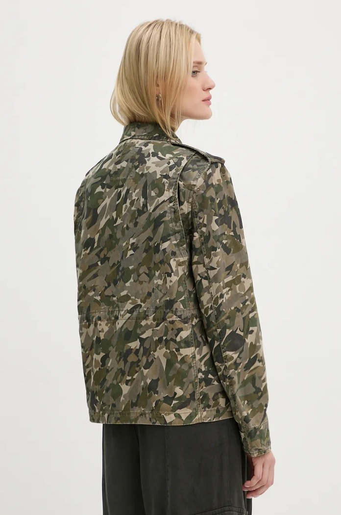 Oblečení Bavlněná bunda ZADIG&VOLTAIRE WWOW00647 zelená