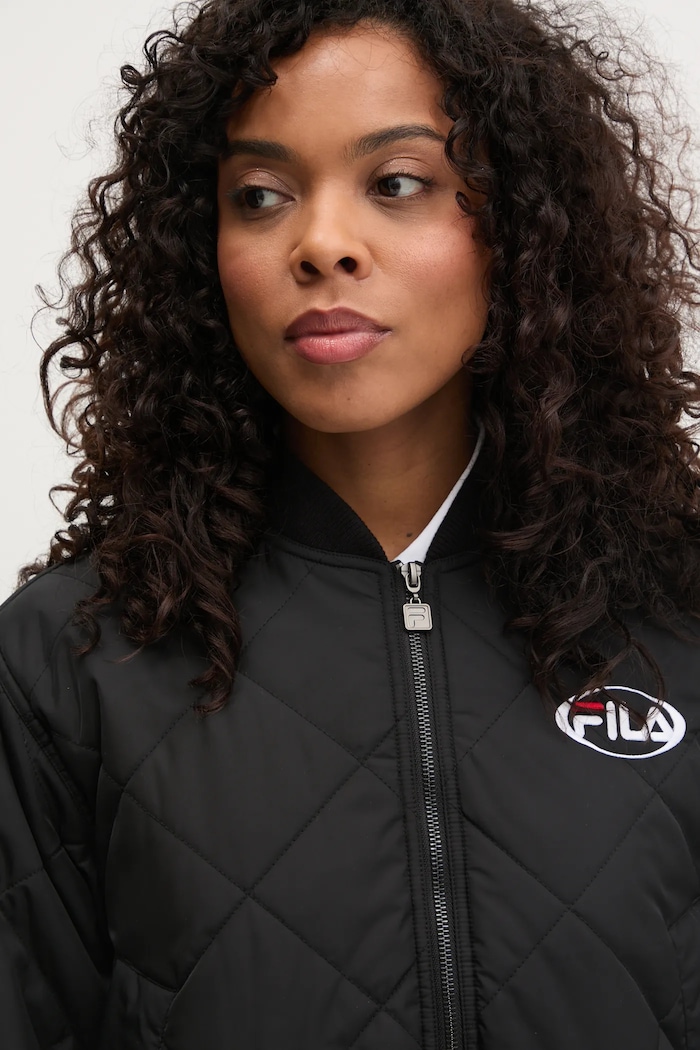 Fila kurtka bomber Lunde czarny FAW0896