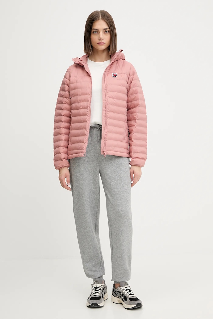 Bunda Fjallraven Expedition Latt Hoodie W F86120.300 ružová AW24