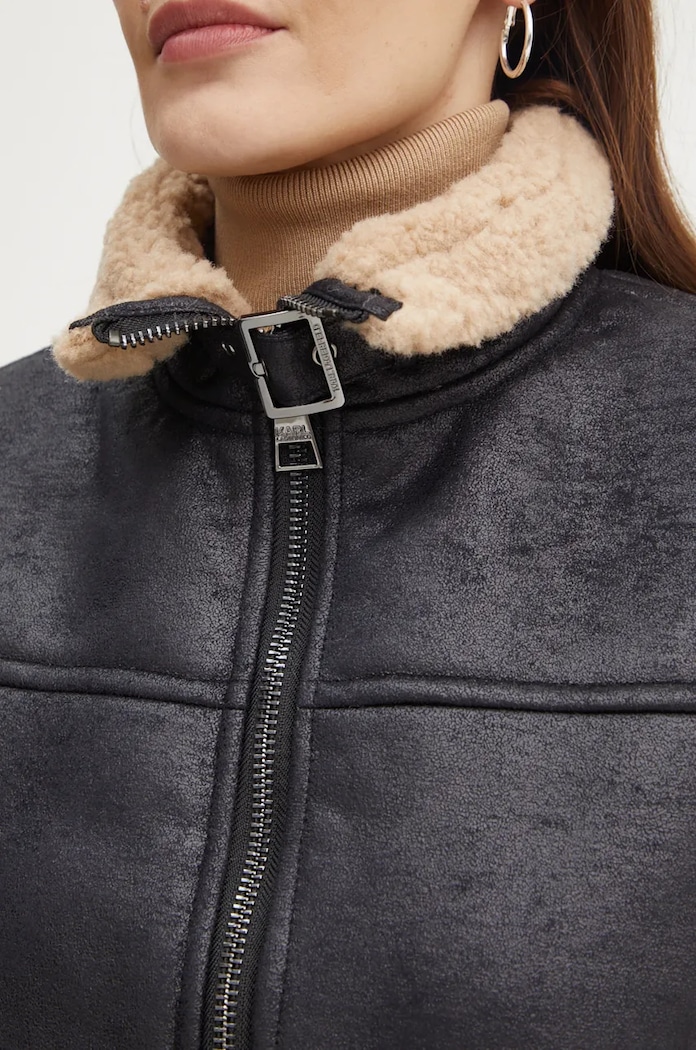 Αμάνικο μπουφάν Karl Lagerfeld 246W1511 μαύρο