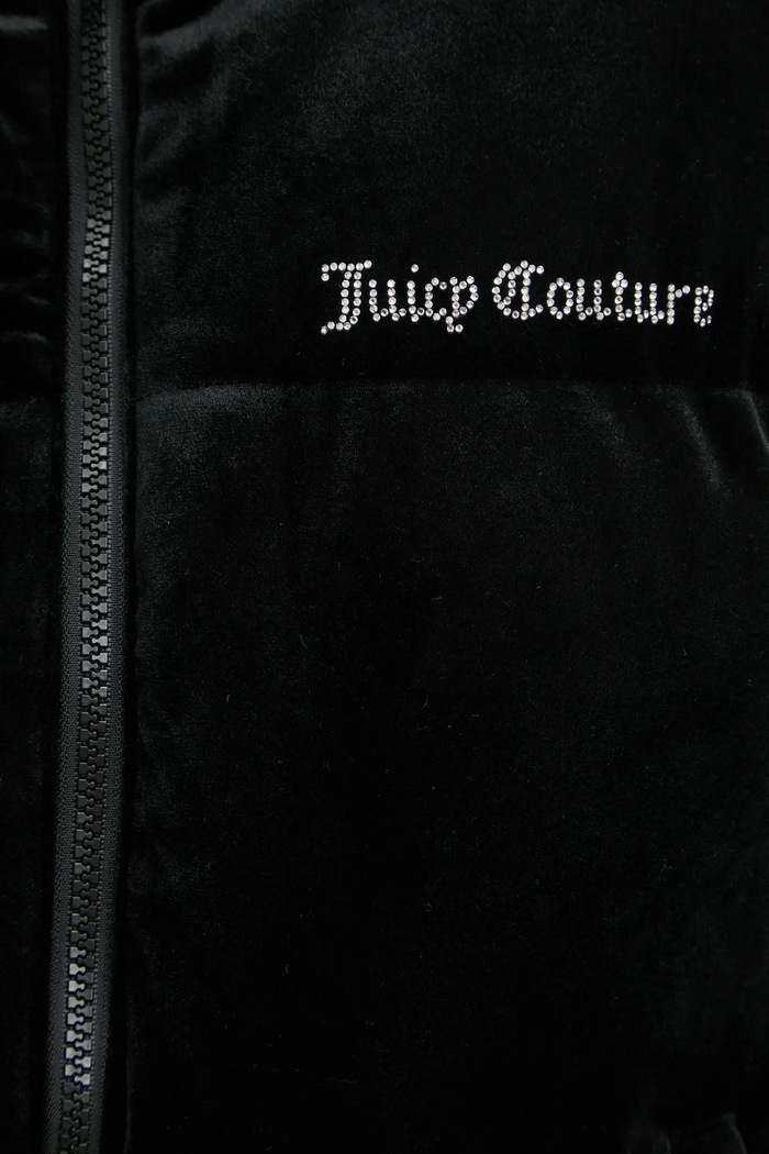Velur jakna Juicy Couture MARGO PUFFER JCOIJ224556.101 crna