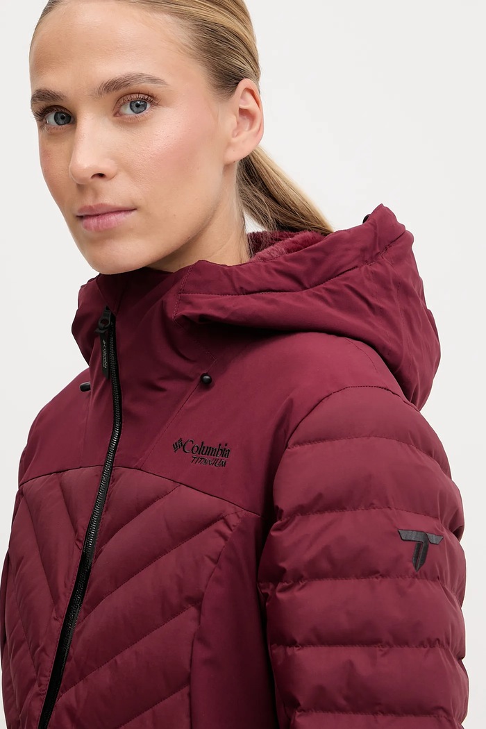 Columbia giacca da sci Bird Mountain granata 2085641