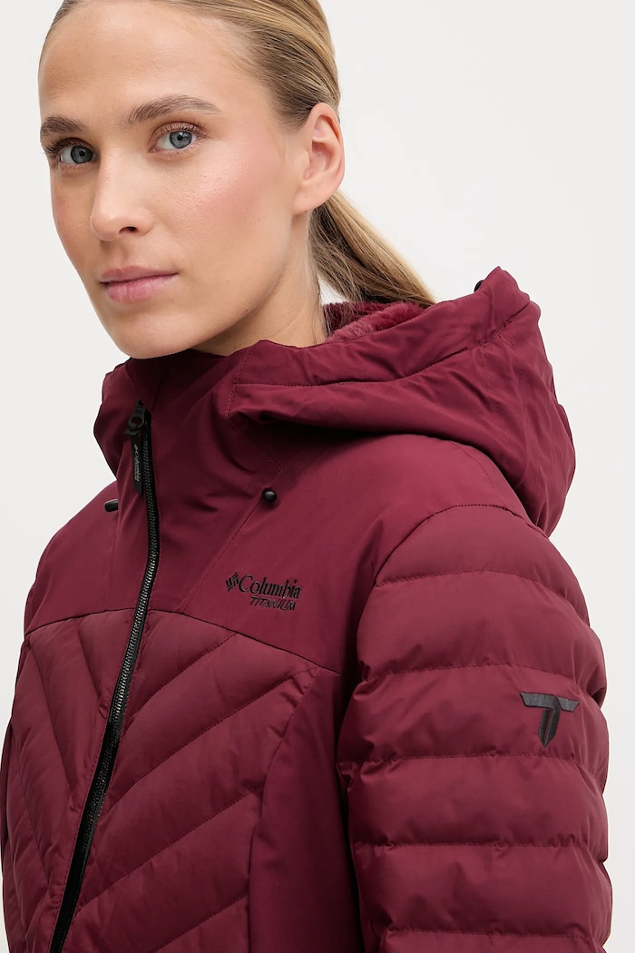 Columbia giacca da sci Bird Mountain granata 2085641