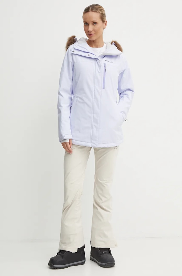 Columbia kurtka narciarska Ava Alpine 2085831 fioletowy AW25
