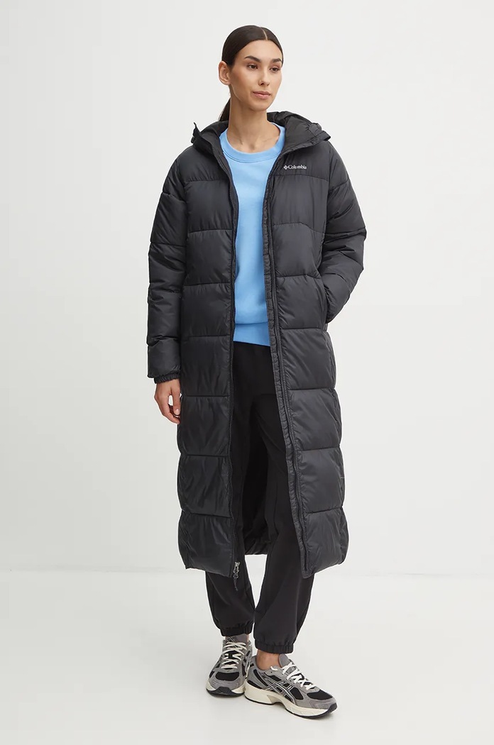 Bunda Columbia Puffect 2088451 čierna AW25