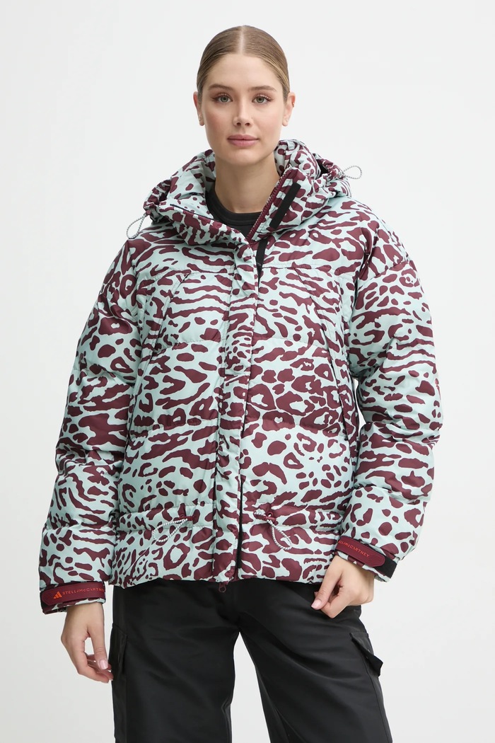 adidas by Stella McCartney geaca cu captuseala turcoaz IW3844