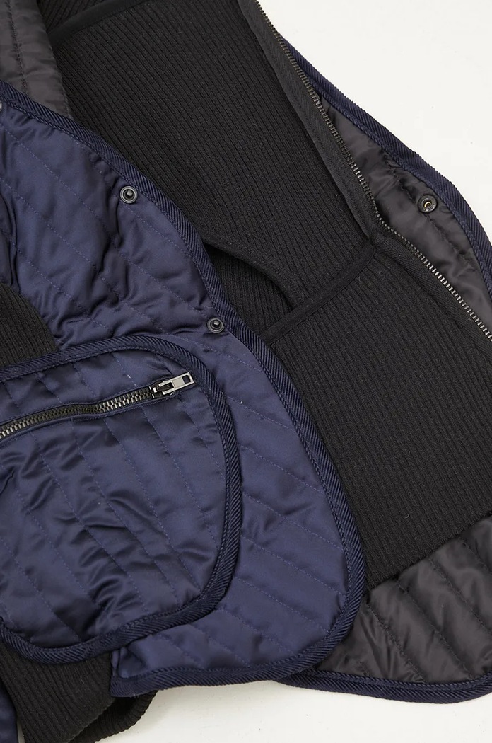 Куртка Ottolinger Quilted Silhouette Jacket 1090605221 голубой