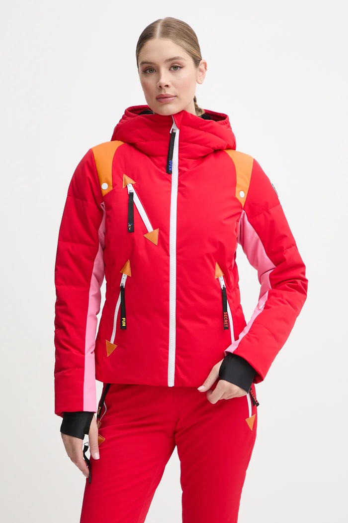Rossignol geacă de schi din puf Pilot x JCC Sporturi de iarnă rosu RLNWJ30