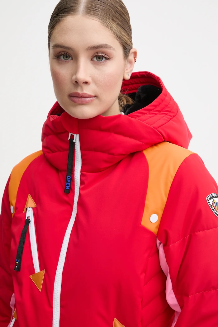 Rossignol geacă de schi din puf Pilot x JCC rosu RLNWJ30