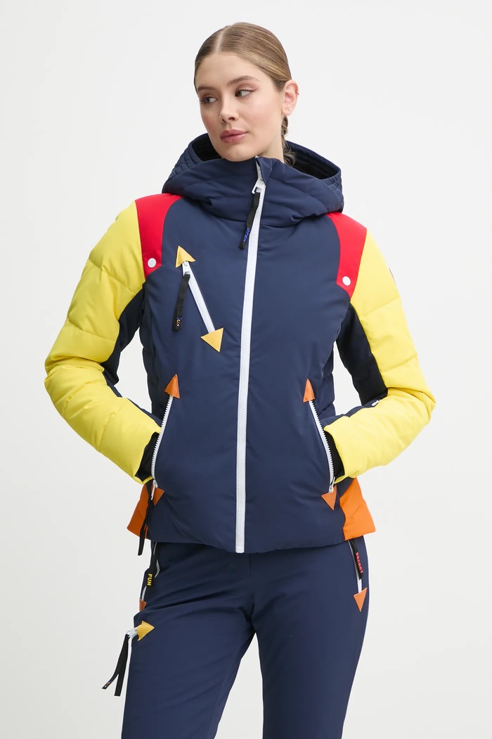 Rossignol geacă de schi din puf Pilot x JCC Sporturi de iarnă bleumarin RLNWJ30