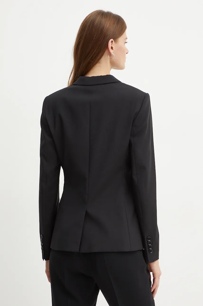 Одежда Шерстяной пиджак BOSS Juleah 50490035 чёрный