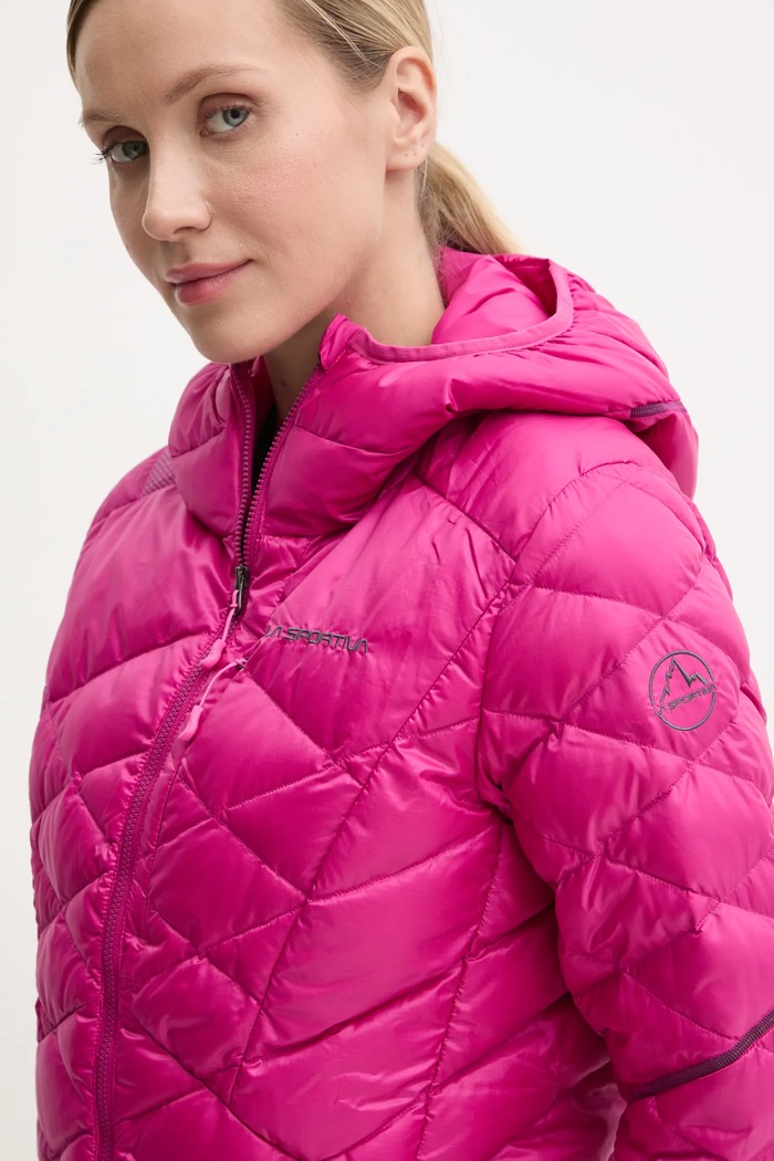 LA Sportiva kurtka sportowa puchowa Pinnacle Down różowy M47411411