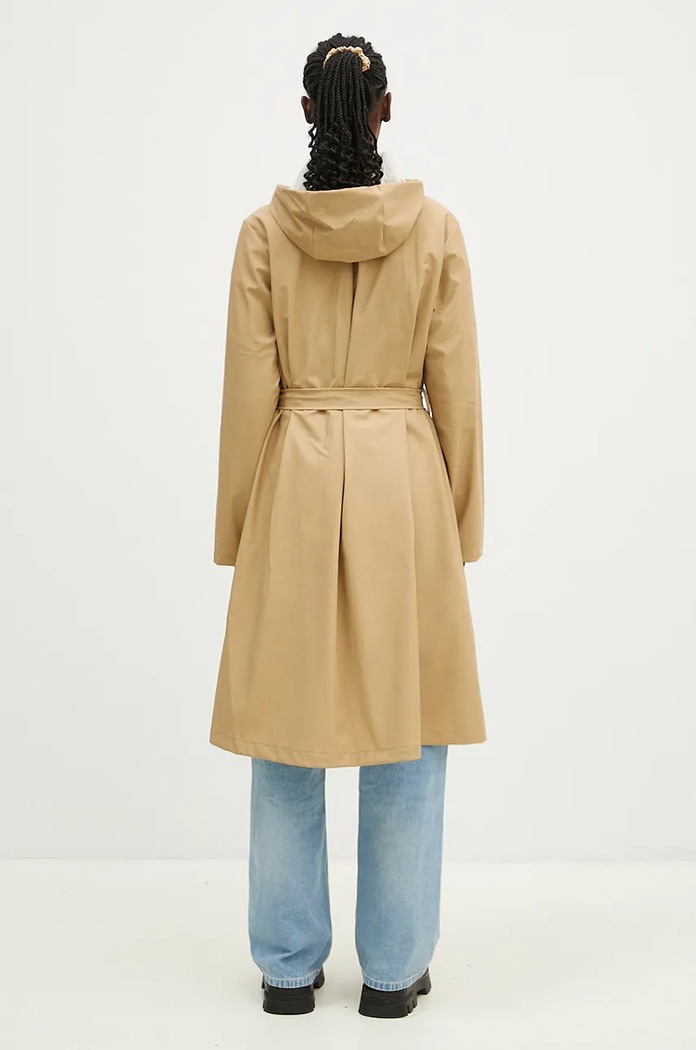Rains jacket A-Line Longer W Jacket W3 12040.24 beige AW24